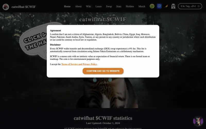 catwifhatsolana.com on Oct 1, 2024