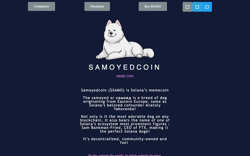 samoyedcoin.com on Apr 21, 2021